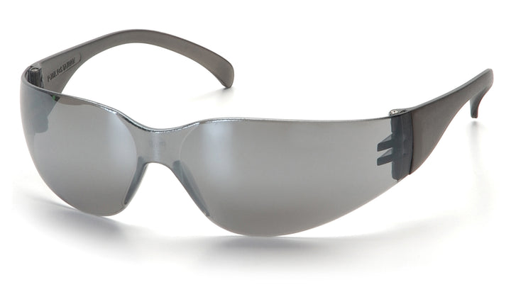 Pyramex S4170S, Intruder Frameless Eyewear, Silver Mirror Frame Color, Silver Mirror (Hardcoated) Lens Color