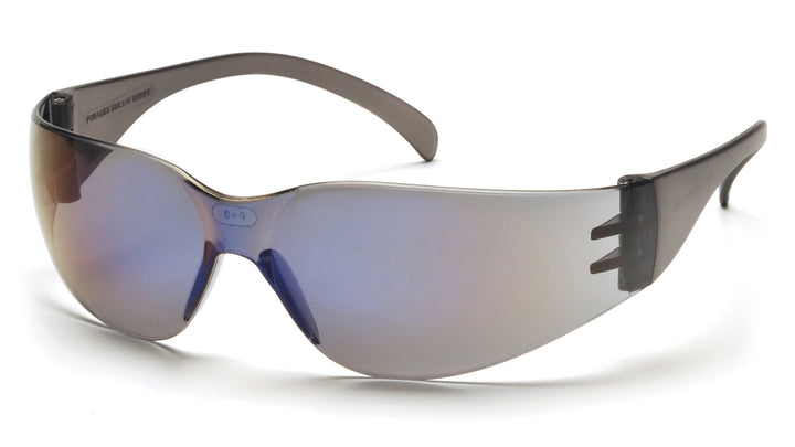 Pyramex S4175S, Intruder Frameless Eyewear, Blue Mirror Frame Color, Blue Mirror (Hardcoated) Lens Color