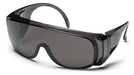 Pyramex S520S, Solo Over the Spectacle Eyewear, Gray Frame Color, Gray Lens Color