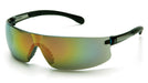 Pyramex S7255S, Provoq Frameless Eyewear, Gray Frame Color, Multi-Color Mirror Lens Color