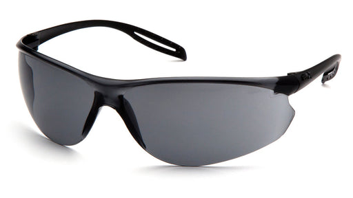 Pyramex S9720STM, Neshoba Frameless Eyewear, Black Frame Color, Gray  with H2MAX Anti-Fog Lens Color