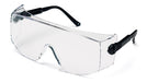 Pyramex SB1010SJ, Defiant Jumbo Over the Spectacle Eyewear, Black Frame Color, Clear Lens Color