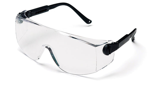 Pyramex SB1010S, Defiant Over the Spectacle Eyewear, Black Frame Color, Clear Lens Color