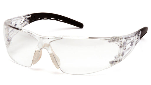 Pyramex SB10210ST, Fyxate Sealed Eyewear, Black Frame Color, Clear with H2X Anti-Fog Lens Color