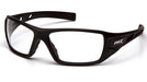 Pyramex SB10410D, Velar Full Frame Eyewear, Black Frame Color, Clear Lens Color