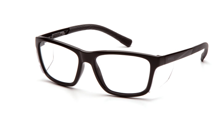 Pyramex SB10710D, Conaire Full Frame Eyewear, Black Frame Color, Clear Lens Color