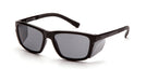 Pyramex SB10720D, Conaire Full Frame Eyewear, Black Frame Color, Gray Lens Color