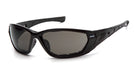 Pyramex SB10820DT, Atrex Sealed Eyewear, Padded Frame, Black Frame Color, Gray with Anti-Fog Lens Color