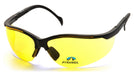 Pyramex SB1830R15, V2 Readers Half-Frame Eyewear, Black Frame Color, Amber Lens Color, +1.5 Diopter Grade