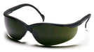 Pyramex SB1860SF, Venture II Half-Frame Eyewear, Black Frame Color, 3.0 IR Filter Lens Color