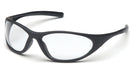 Pyramex SB3310E, Zone II Full Frame Eyewear, Padded Frame, Matte Black Frame Color, Clear Lens Color