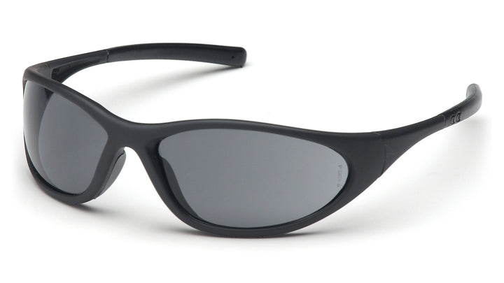 Pyramex SB3320E, Zone II Full Frame Eyewear, Padded Frame, Matte Black Frame Color, Gray Lens Color