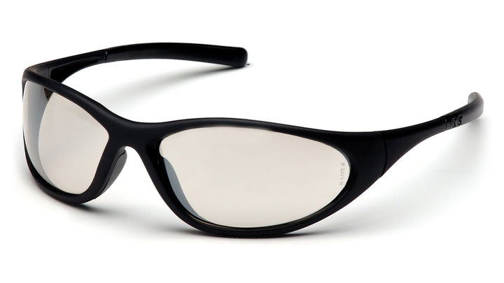 Pyramex SB3380E, Zone II Full Frame Eyewear, Padded Frame, Matte Black Frame Color, I/O Mirror Lens Color