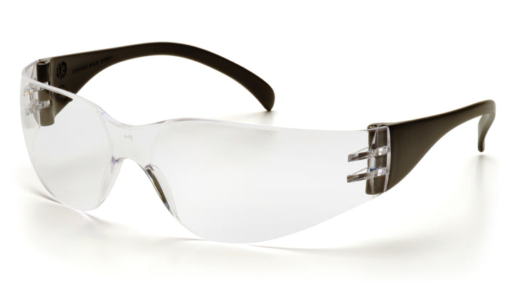 Pyramex SB4110S, Intruder Frameless Eyewear, Black Frame Color, Clear (Hardcoated) Lens Color