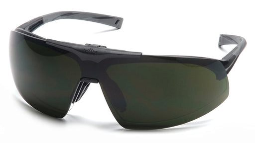 Pyramex SB4950STP, Onix Plus IR Half-Frame Eyewear, Black Frame Color, 5.0 IR Filter with Anti-Fog Lens Color