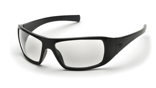 Pyramex SB5610DT, Goliath Full Frame Eyewear, Black Frame Color, Clear with H2X Anti-Fog Lens Color