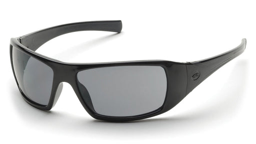 Pyramex SB5621D, Goliath Full Frame Eyewear, Black Frame Color, Gray Lens Color