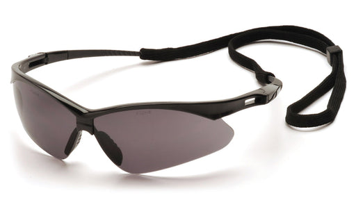 Pyramex SB6320SP, PMXTREME Half-Frame Eyewear, Black Frame Color, Gray Lens Color