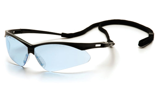 Pyramex SB6360SP, PMXTREME Half-Frame Eyewear, Black Frame Color, Infinity Blue Lens Color