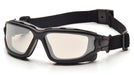 Pyramex SB7080SDT, I-Force Sealed Eyewear, Black Frame Color, I/O Mirror with Anti-Fog Lens Color