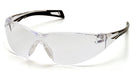 Pyramex SB7110S, PMXSLIM Frameless Eyewear, Black Frame Color, Clear Lens Color