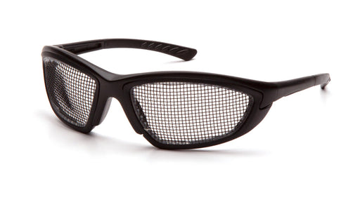 Pyramex SB74WMD, Trifecta Full Frame Eyewear, Black Frame Color, Wire Mesh Lens Color