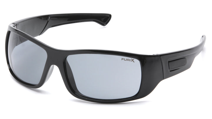 Pyramex SB8520DT, Furix Full Frame Eyewear, Black Frame Color, Gray with Anti-Fog Lens Color