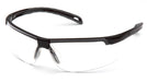 Pyramex PYSB8610DT, Ever-Lite Retail Half-Frame Eyewear, Black Frame Color, Clear with H2X Anti-Fog Lens Color