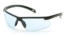 Pyramex SB8660DTM, Ever-Lite Half-Frame Eyewear, Black Frame Color, Infinity Blue with H2MAX Anti-Fog Lens Color