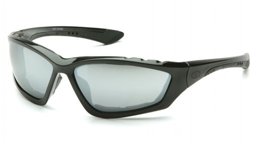 Pyramex SB8770DP, Accurist Sealed Eyewear, Padded Frame, Silver Mirror Lens Color, Black Frame Color