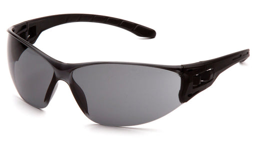 Pyramex SB9520ST, Trulock Frameless Eyewear, Black Frame Color, Gray with H2X Anti-Fog Lens Color