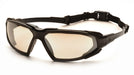 Pyramex SBB5080DT, Highlander Sealed Eyewear, Black Frame Color, I/O Mirror with Anti-Fog Lens Color