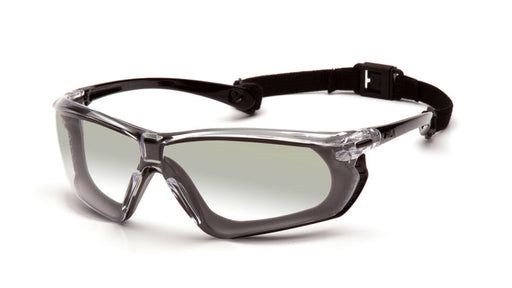 Pyramex SBG10680DT, CROSSOVR Sealed Eyewear, Black-Gray Frame Color, I/O Mirror Lens Color