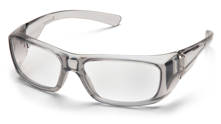 Pyramex SG7910D15, Emerge Reader Eyewear, Gray Frame Color, Clear Lens Color, +1.5 Diopter Grade