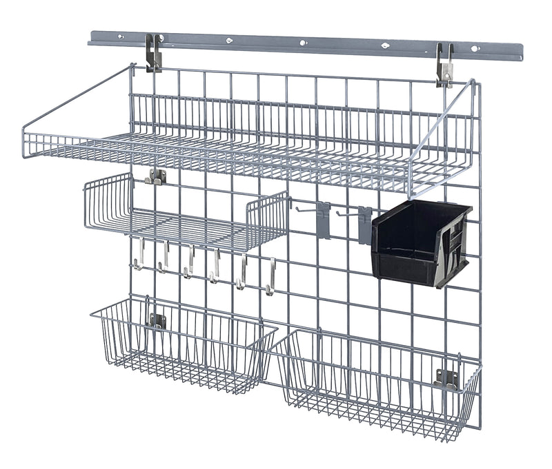 Quantum SGK-401836-4GYBK | Store Grid Medium-Duty Kit