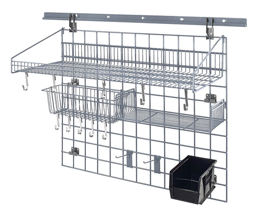 Quantum SGK-403036-2GYBK | Store Grid Standard-Duty Kit