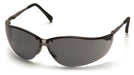 Pyramex SGM1820S, V2-Metal Half-Frame Eyewear, Gun Metal Frame Color, Gray Lens Color