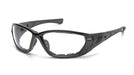 Pyramex SPG10810DT, Atrex Sealed Eyewear, Padded Frame, Pearl Gray Frame Color, Clear with Anti-Fog Lens Color