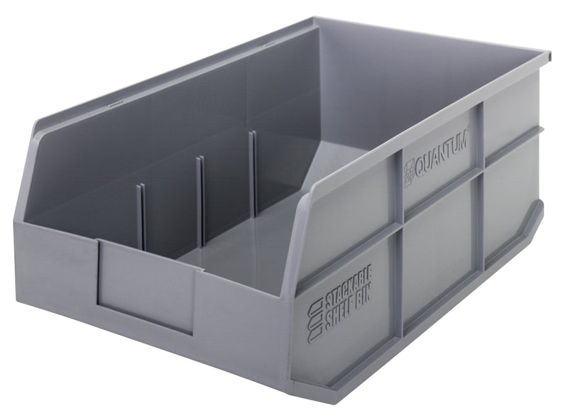 Quantum SSB465GY | Stackable Shelf Bin