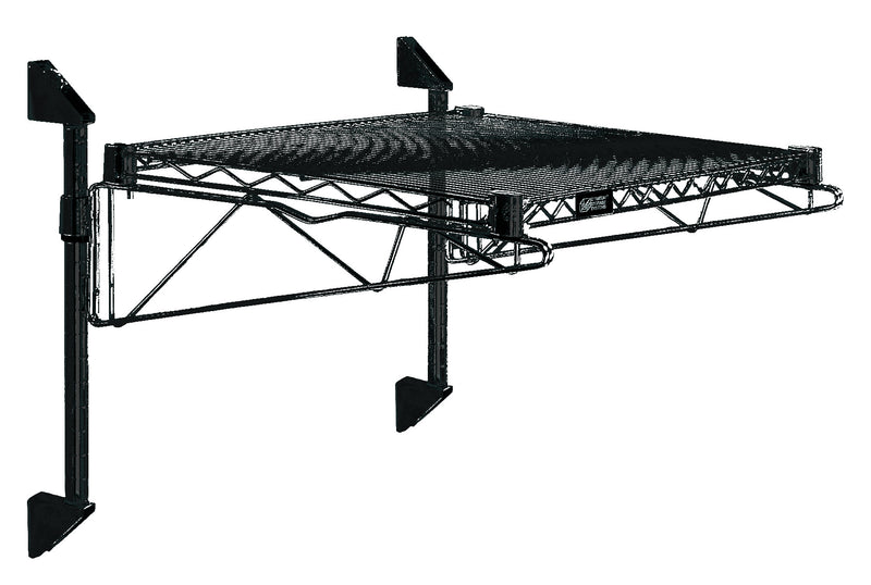 Quantum WC14-CB1260BK | Cantilever Single Shelf Post Wall Mount