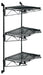 Quantum WC54-CB2436BK | Cantilever Double Shelf Post Wall Mount