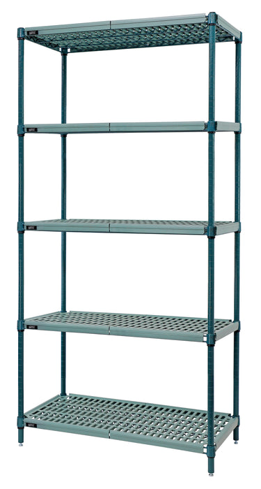 Quantum WR86-2148WPM-5 | Wire Plastic Mat Shelving Unit