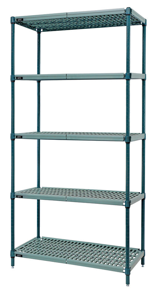 Quantum WR86-2148WPM-5 | Wire Plastic Mat Shelving Unit