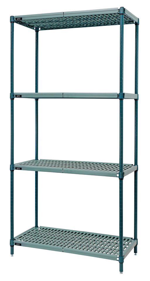 Quantum WR86-2160WPM | Wire Plastic Mat Shelving Unit