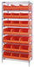 Quantum WR8-425OR | Bin Wire Shelving System