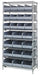 Quantum WR8-483485GY | Bin Wire Shelving System