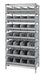 Quantum WR8-483GY | Bin Wire Shelving System