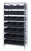 Quantum WR8-485BK | Bin Wire Shelving System