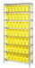 Quantum WR8-801YL | Bin Wire Shelving System