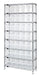 Quantum WR8-802CL | Bin Wire Shelving System